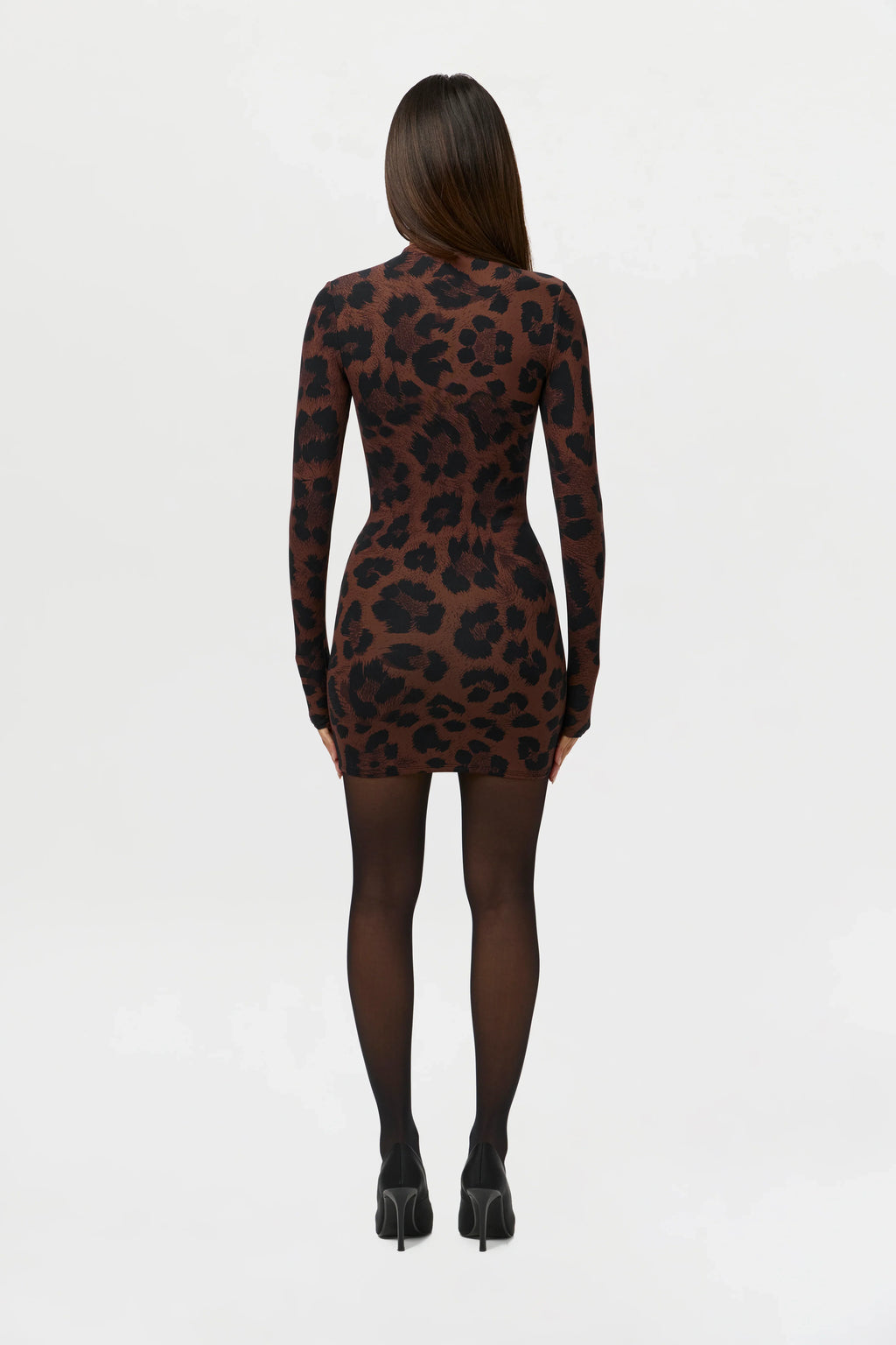 Naked Print Mini Dress