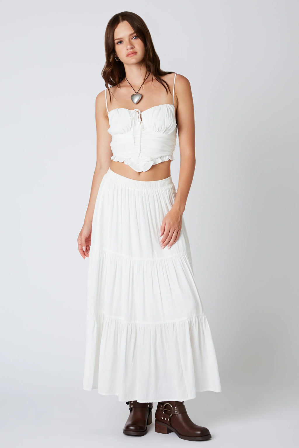 Tiered Maxi Skirt