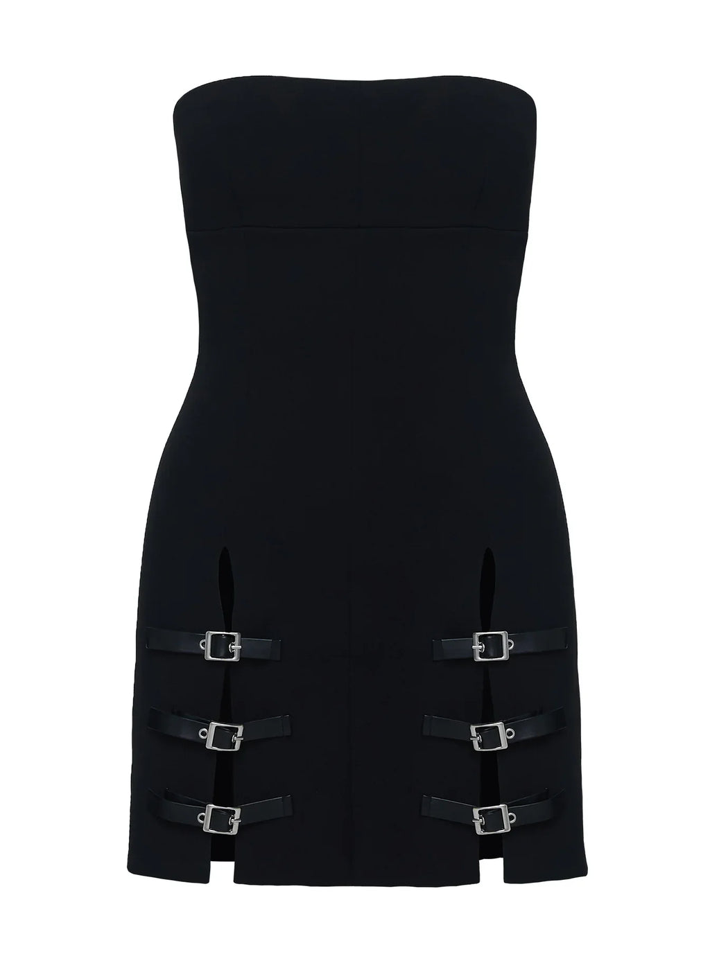 Pleasance Strapless Mini Dress Black