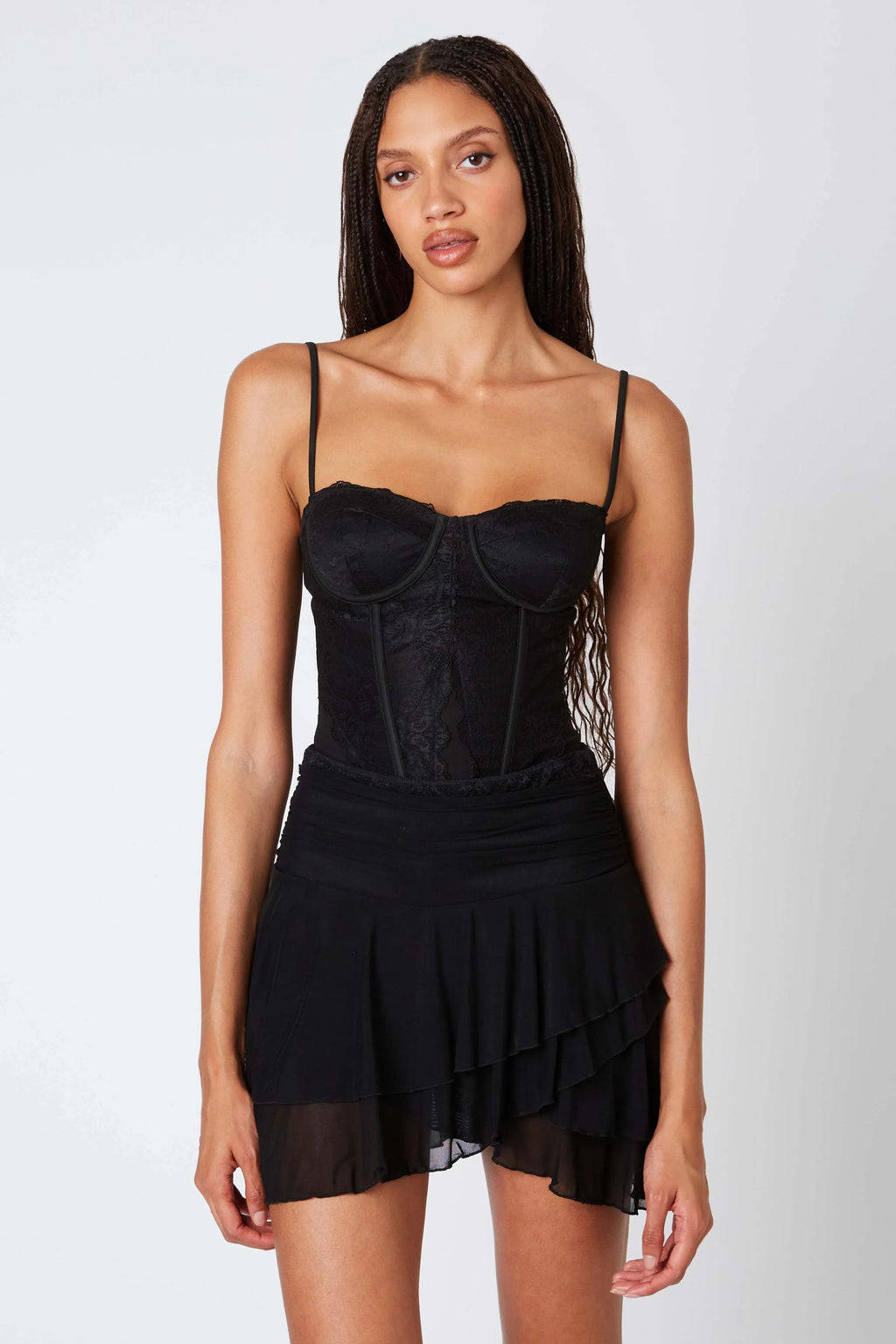 Asymmetrical Mini Skirt