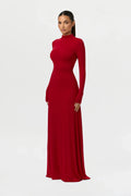 NW Mock Neck Maxi Dress