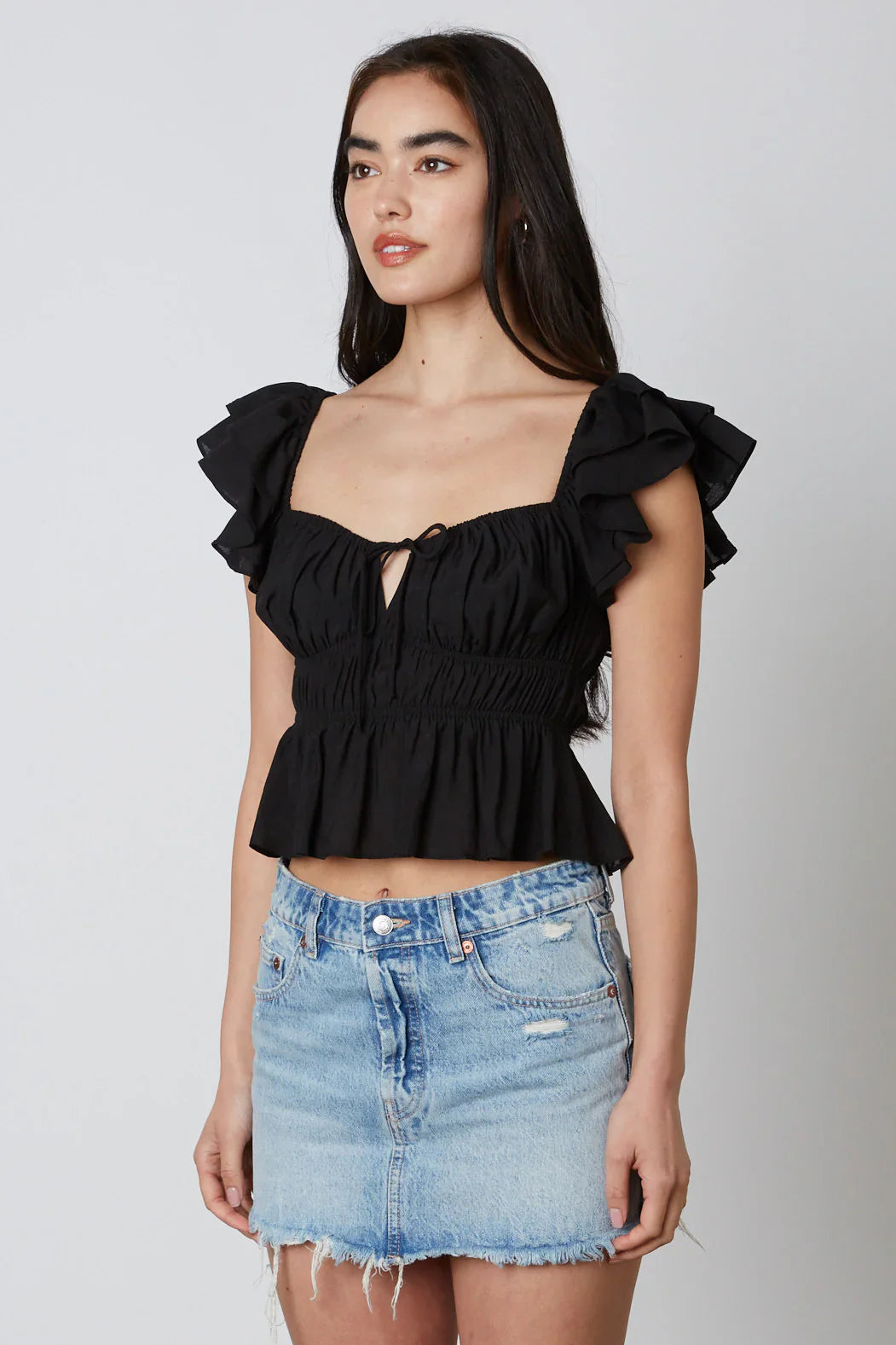 Smocked Ruffle Top
