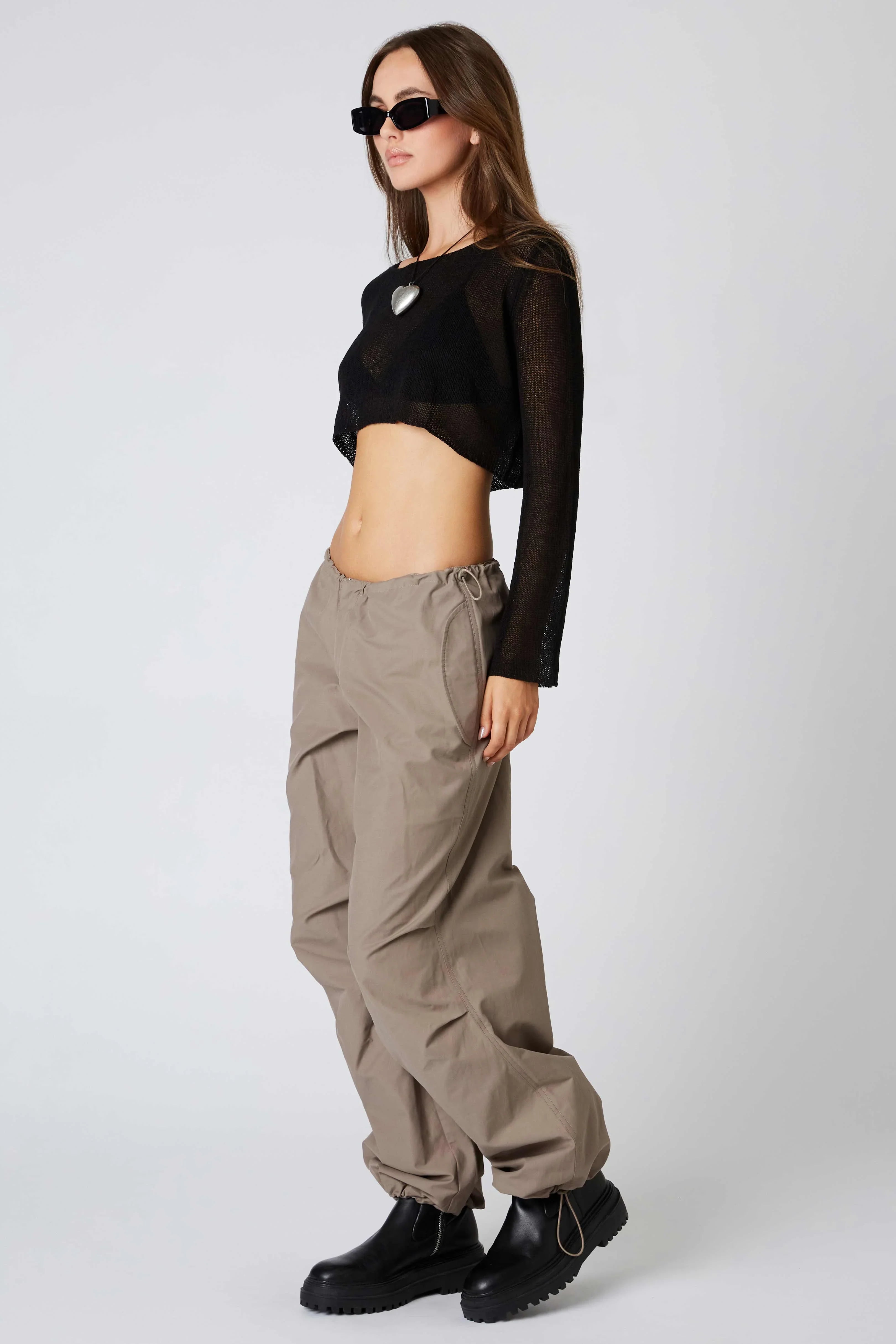 Mid-Rise Parachute Pant