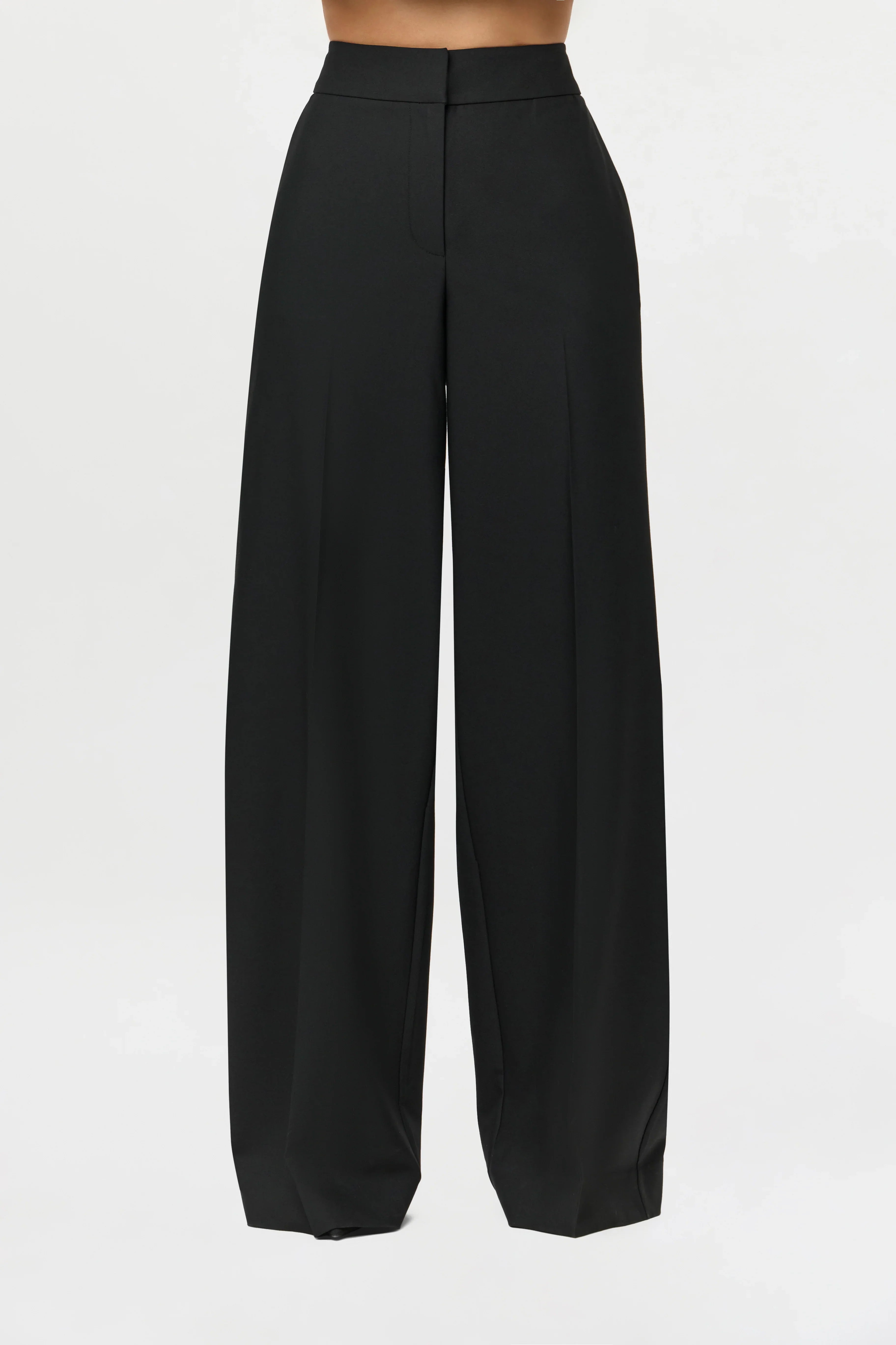 Suiting Seam Wide-Leg Pants