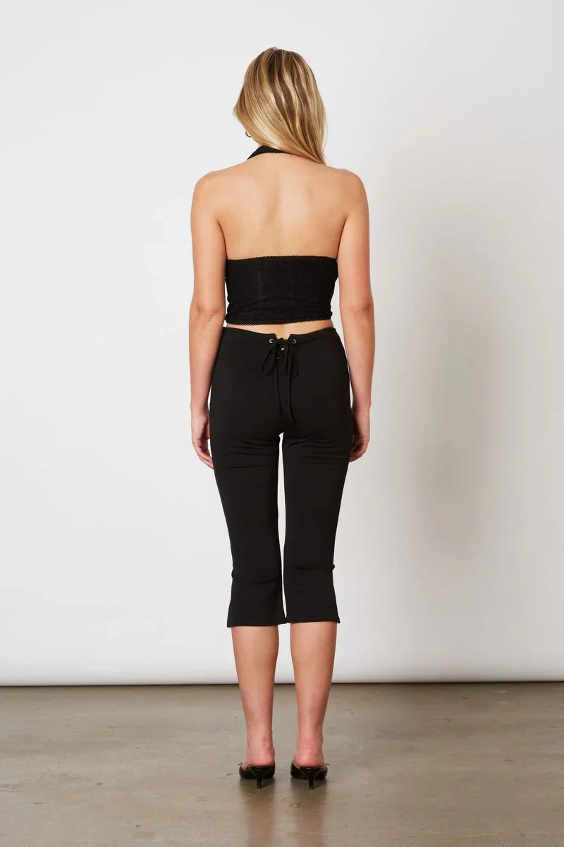 Lace Up Capri