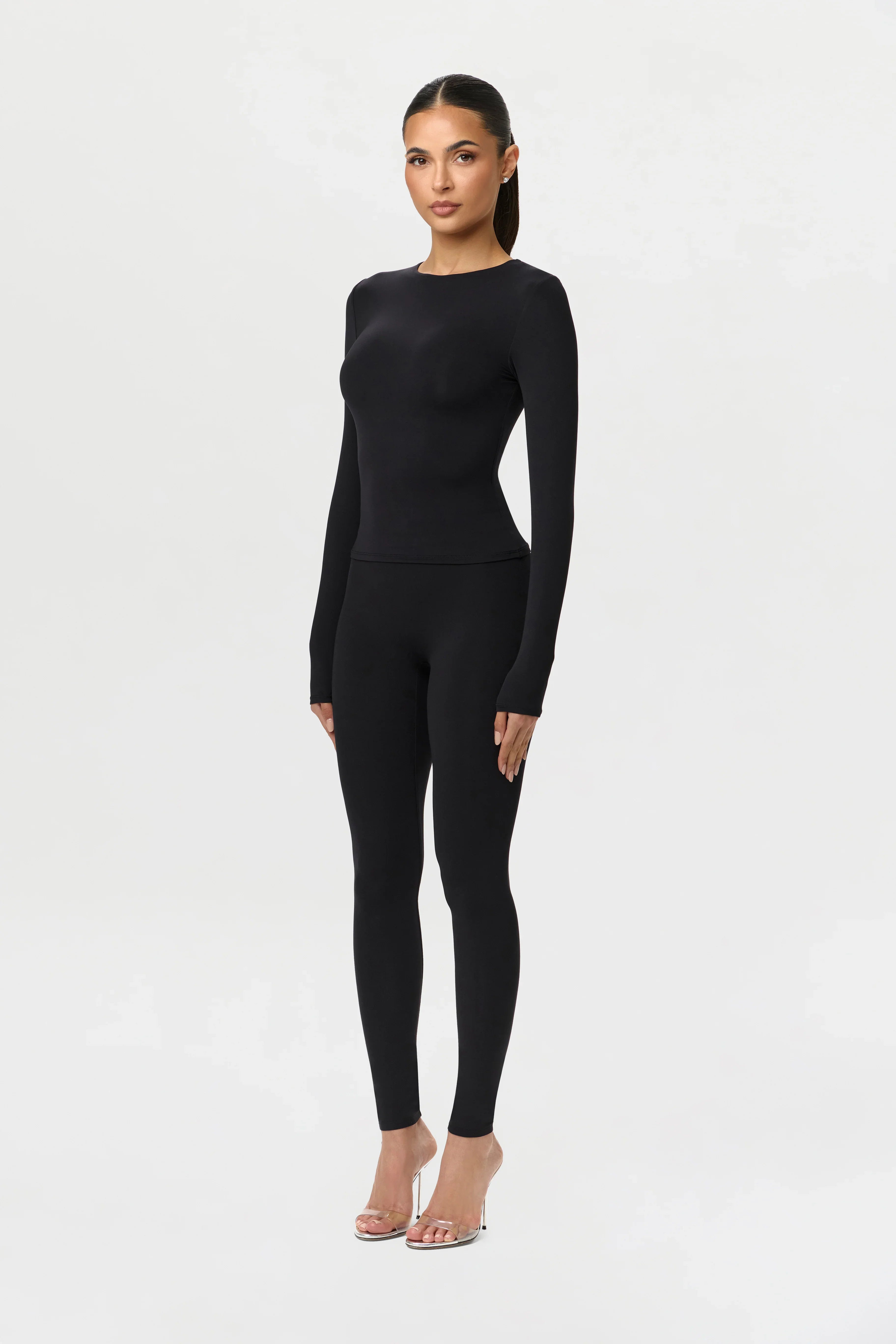 Naked Crewneck Top