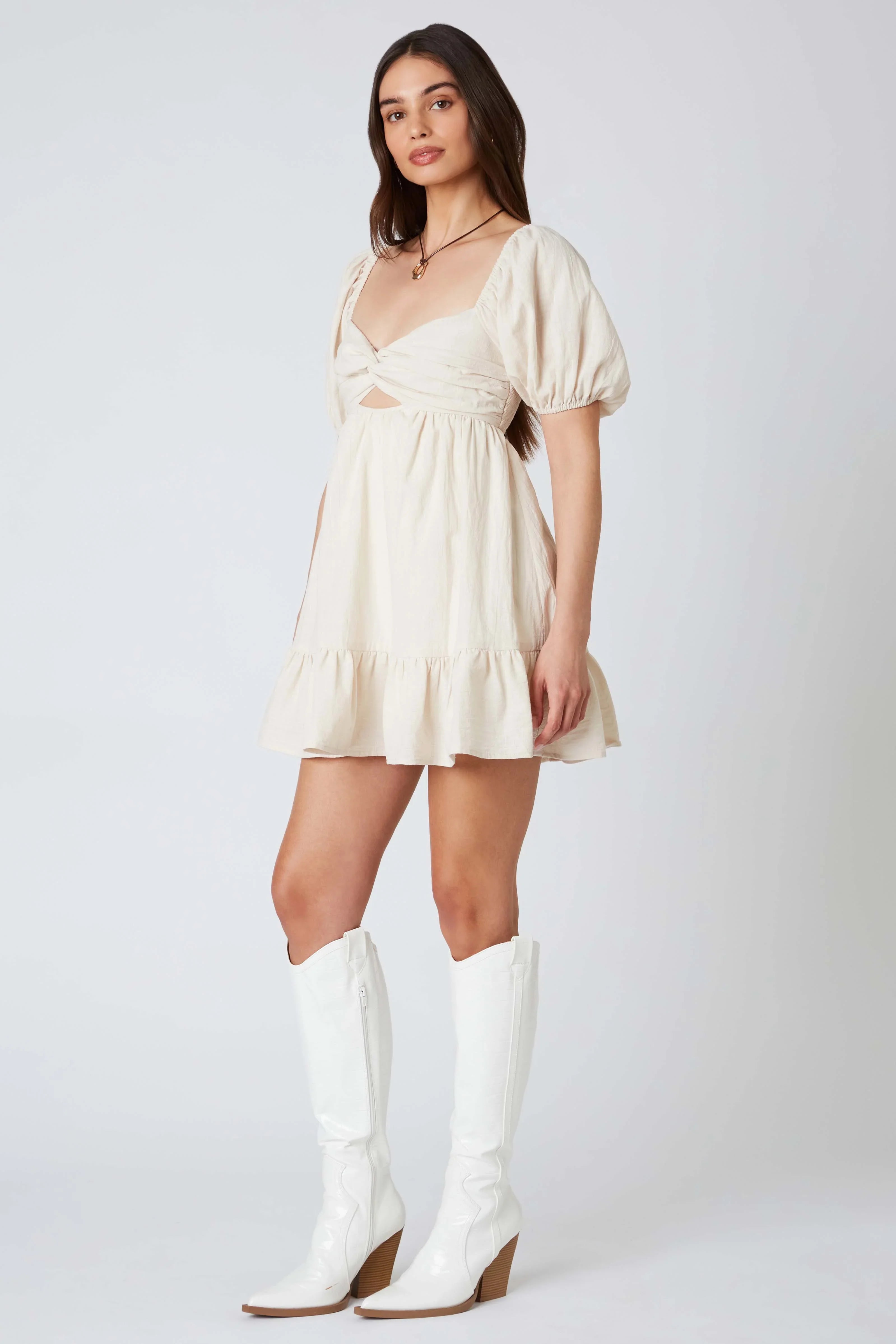 Linen Keyhole Romper