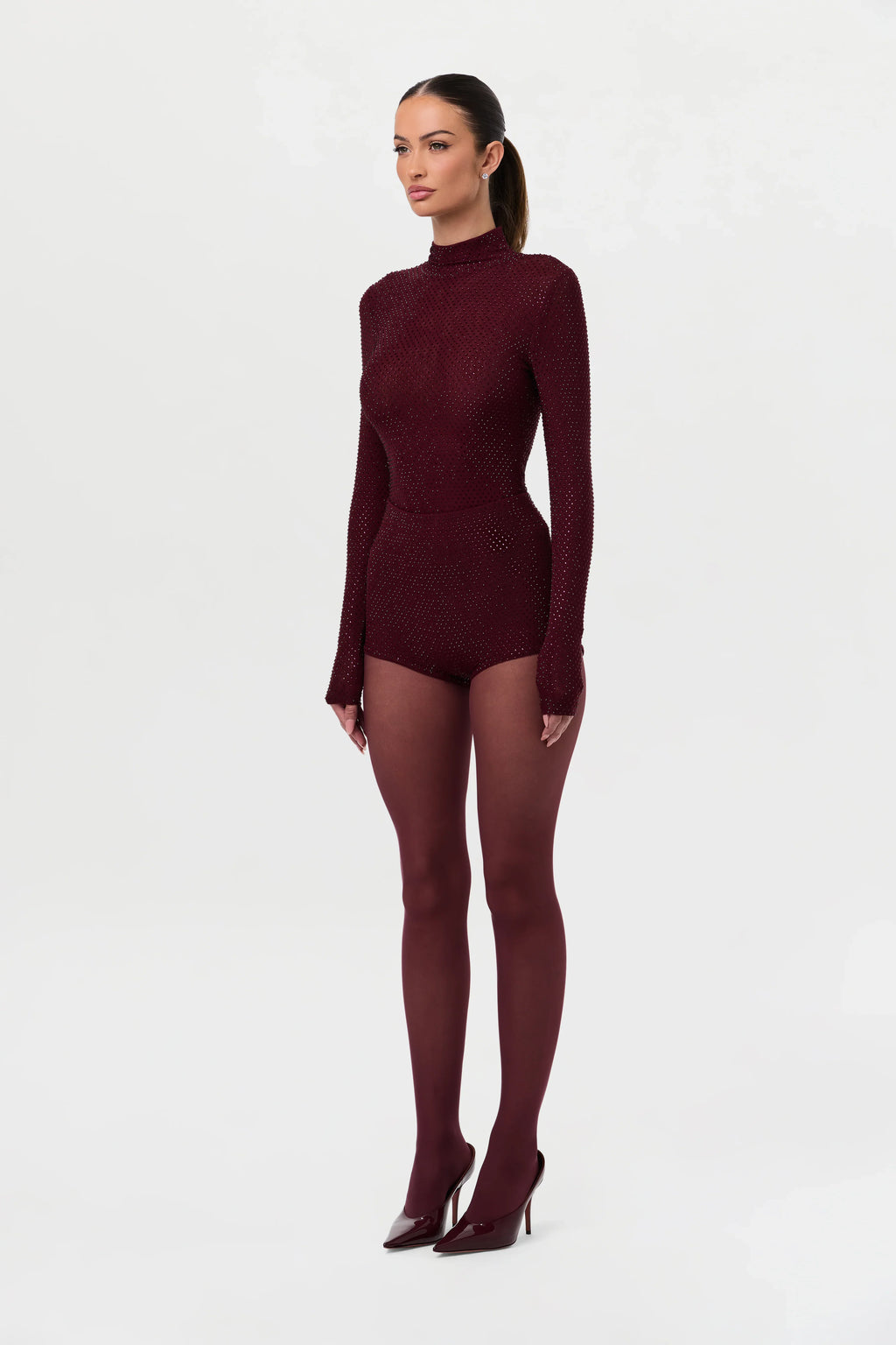 Crystal High Waisted Hot Pants