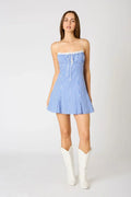 Milkmaid Gingham Mini Dress